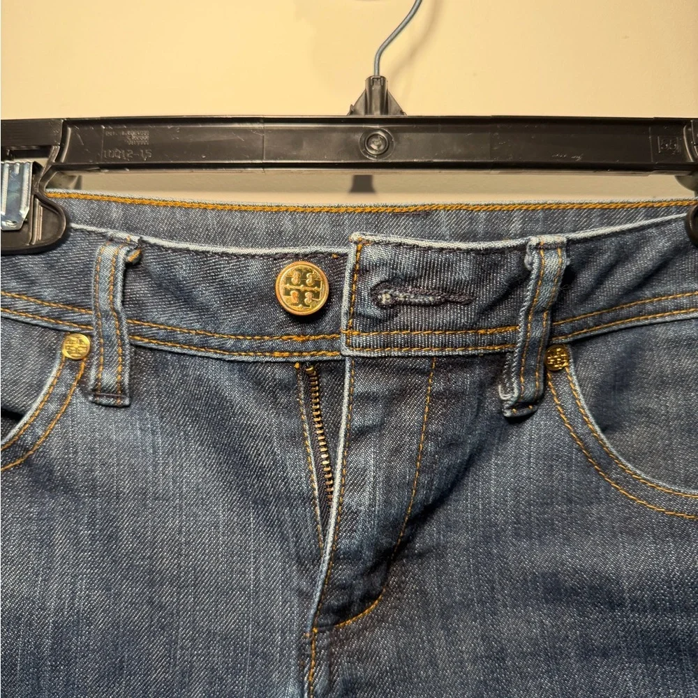 Tory‎ Burch Dark Blue Cropped Jeans
